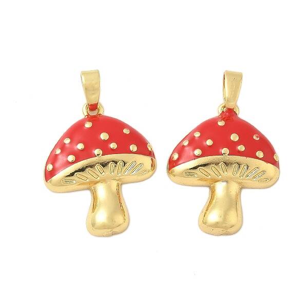 Brass Enamel Pendants