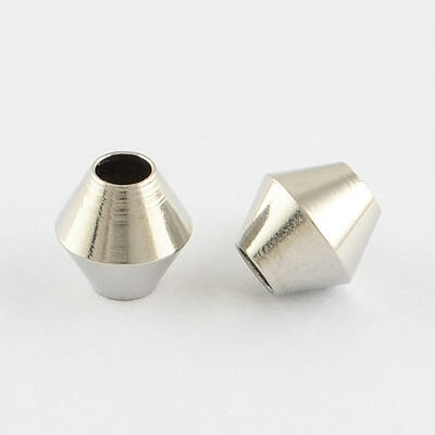 Tarnish Resistant Stainless Steel Bicone Beads
