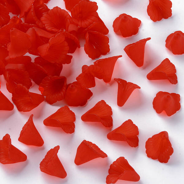 Transparent Acrylic Bead Caps
