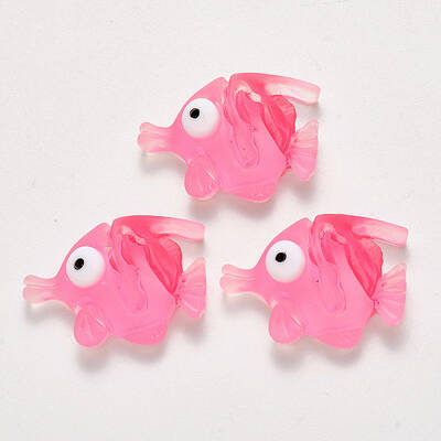 Translucent Frosted Resin Cabochons