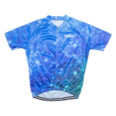 21 GRAMS Cycling Mens Jersey Blue High Neck 2XL