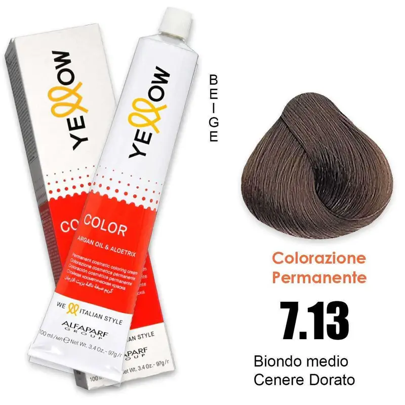 Alfaparf Yellow Color Permanent 7.13 100Ml