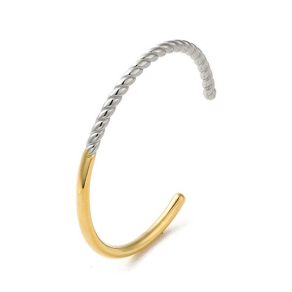 Two Tone 304 Stainless Steel Cuff Bangles