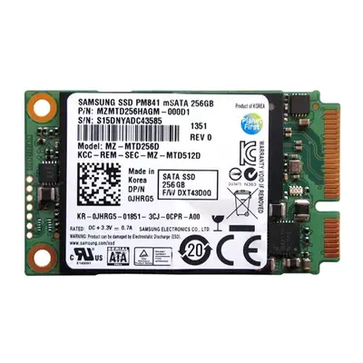 MZ-MTD256D Samsung PM841 Series 256GB Triple-Level Cell SATA 6Gb/s mSATA 1.8-inch Solid State Drive