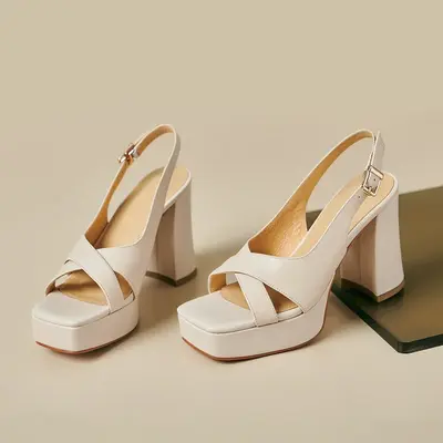 CHIKO India Open Toe Block Heels Heeled Sandals
