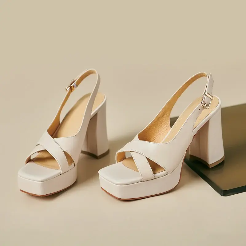 CHIKO India Open Toe Block Heels Heeled Sandals