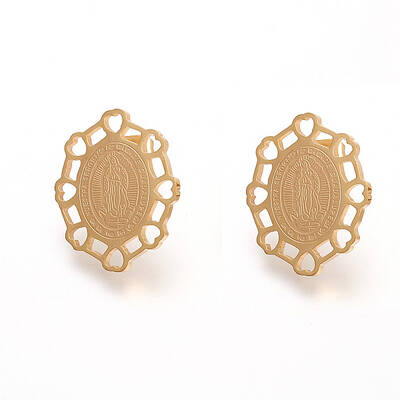 304 Stainless Steel Stud Earrings