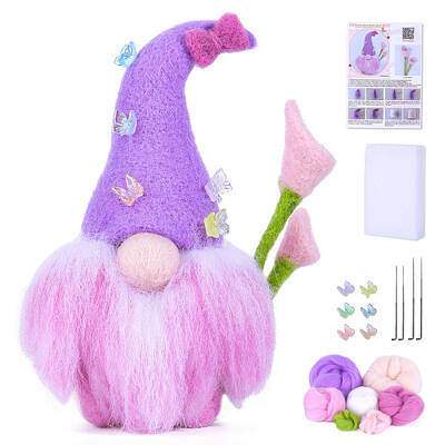 DIY Calla Gnome Doll Needle Felting Kit