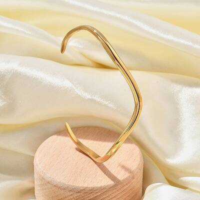 304 Stainless Steel Cuff Bangles for Women