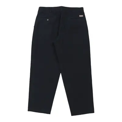 Lee Trousers - 34W 29L Black Cotton