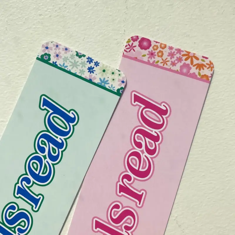 Floral Hot Girls Read Bookmarks