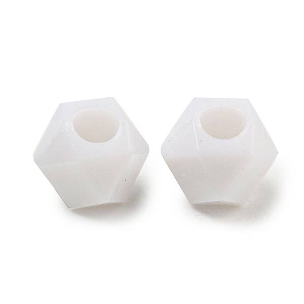 Opaque Acrylic European Beads