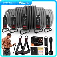 Outdoorfun  Resistance Bands, Exercise Bands with Handles Set, Fitness Bands, Workout Bands with Door Anchor and Ankle Straps...
