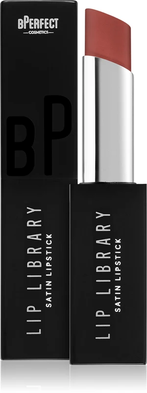 BPerfect Lip Library Satin Cream Lipstick Color Revenge 3 g