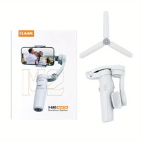 QAML M2 3-Axis Handheld Gimbal Stabilizer, USB Charging, Portable Compact for Cellphone Live Streaming & Smartphone Follow Sh...
