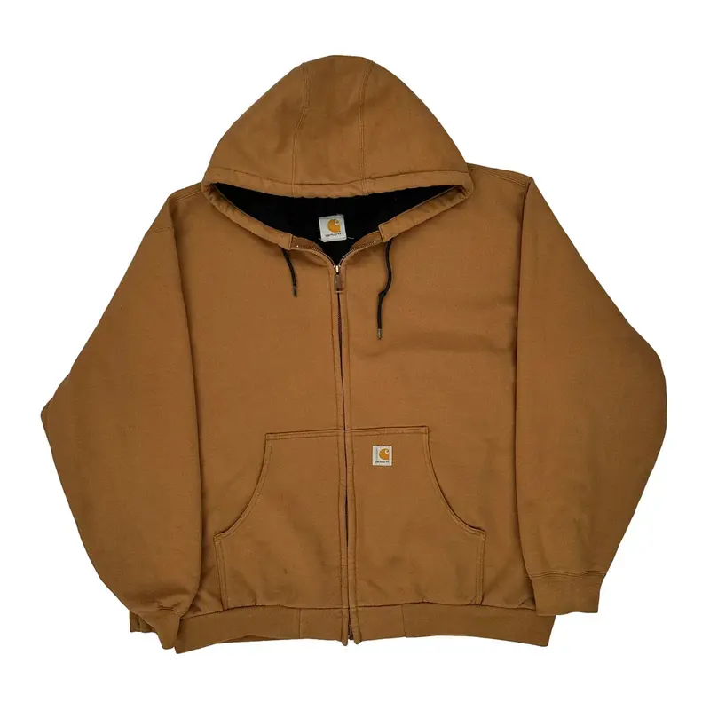 Carhartt Jacket - XL Brown Cotton Blend