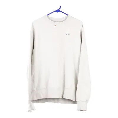 Reverse Weave Champion Sweatshirt - Large Grey Cotton Blend