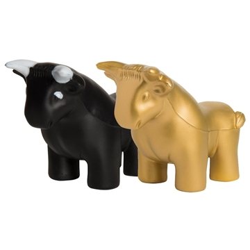 150 Custom Bull Stress Reliever - Gold