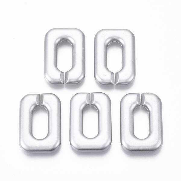 Spray Painted CCB Plastic Linking Rings