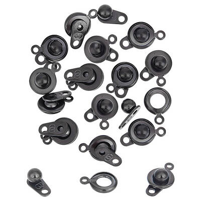 15 Sets 201 Stainless Steel Snap Clasps