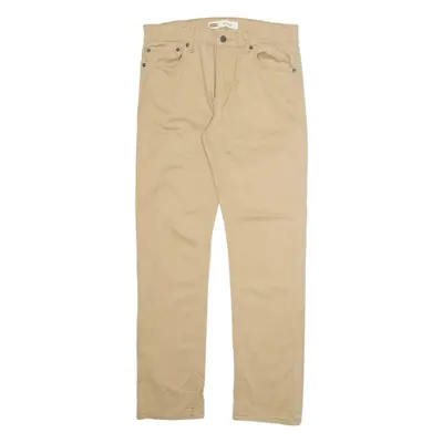 LEVI'S 511 Boys Trousers Beige Slim Straight W30 L30