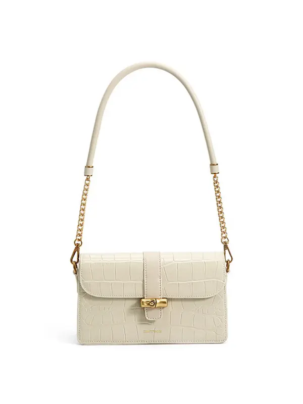 Smting crocodile flag bag with Bamboo Joint Lock