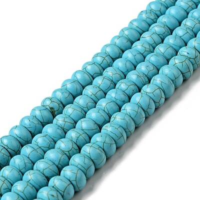 Synthetic Turquoise Beads Strand