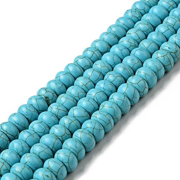 Synthetic Turquoise Beads Strand