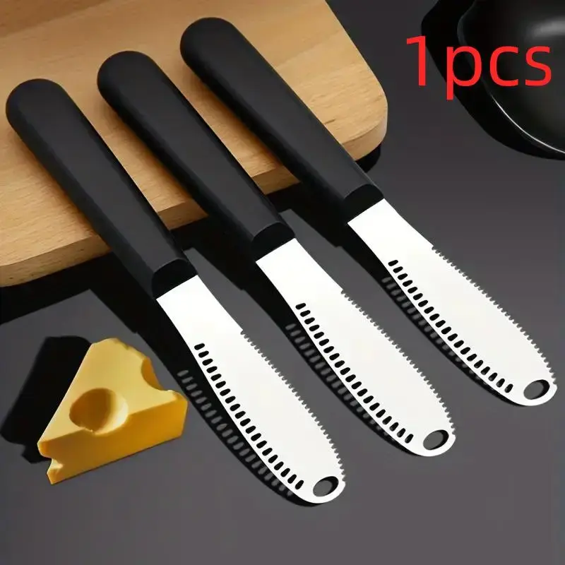 Stainless Steel Butter Spreader, 1 Count Mental Butter Knife, Reusable Cheese Spreader, Household Butter Spreader Knife for C...
