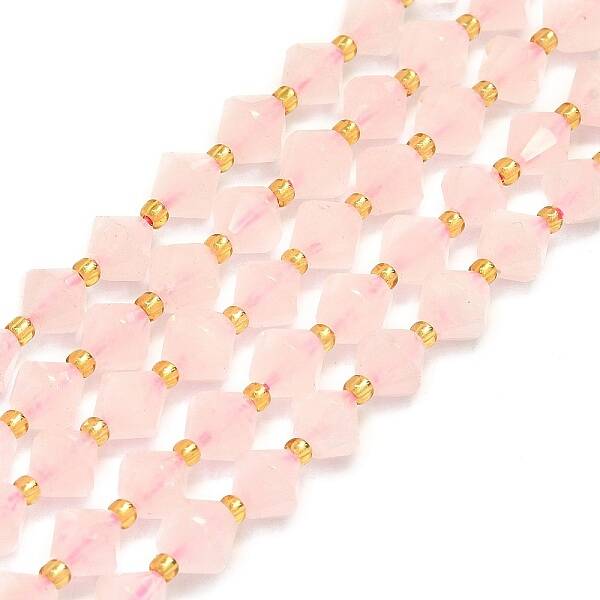 Natural Rose Quartz Beads Strands