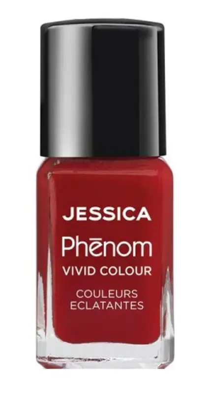 Nail polish Jessica Phenom Vivid PHEN-021 Jessica Red 14ml