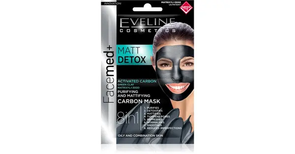 Eveline Cosmetics Facemed+ Face Mask For Oily And Combination Skin 2X5 Ml