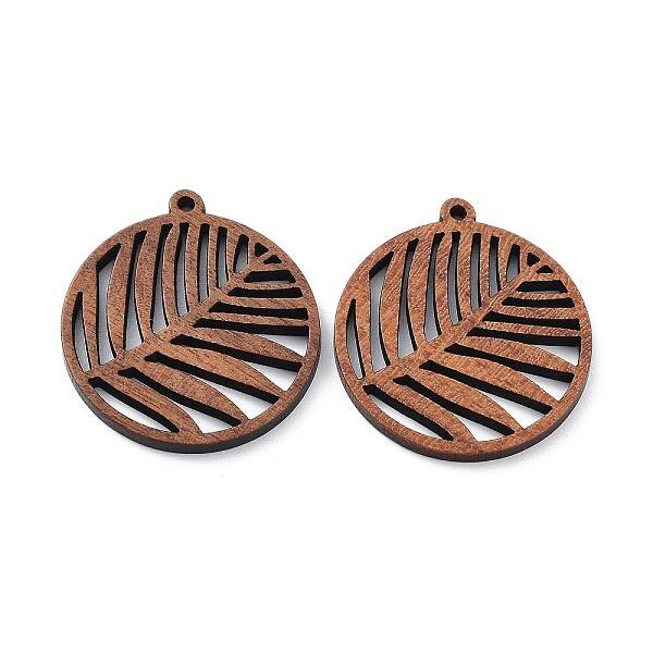 Walnut Wood Laser Cut Pendants
