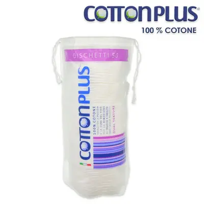 Cotton Plus 50 Pads In 100% Absorbent Cotton