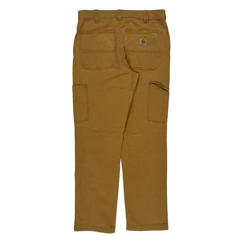 Carhartt Double Knee Carpenter Trousers - 31W 30L Brown Cotton | Size: 31″ waist