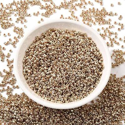 12/0 Electroplate Glass Seed Beads