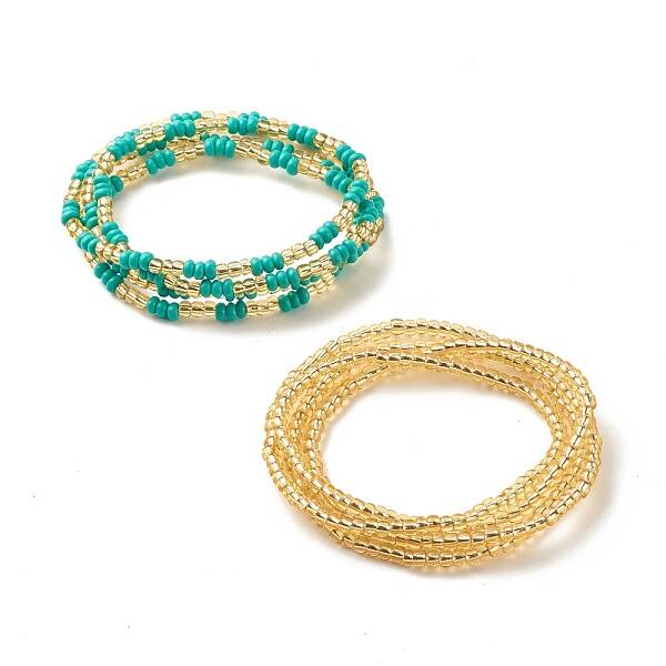 2Pcs Summer Jewelry Waist Bead