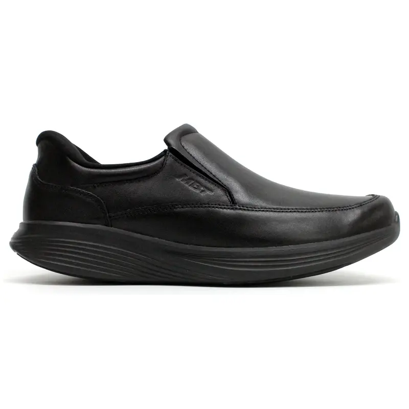 MBT SF-2000 Nappa leather Men's Loafers Shoes - Black Black - Size:US 11.5 Men