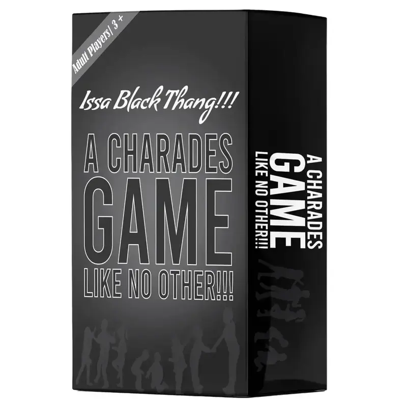 Issa Black Thang Charades Game - Hilarious Charades Game for Family Gathering or Party