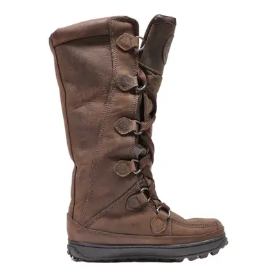 TIMBERLAND High Boots Brown Leather Womens UK 5