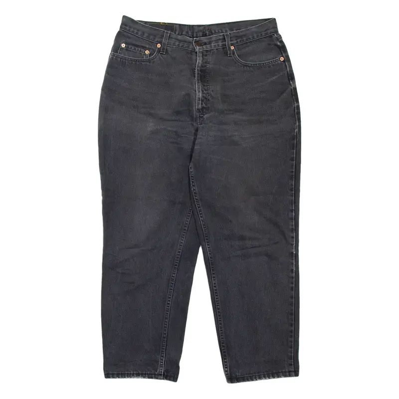 LEVI'S 626 02 Orange Tab Womens Jeans Grey Regular Mom 90s W32 L27