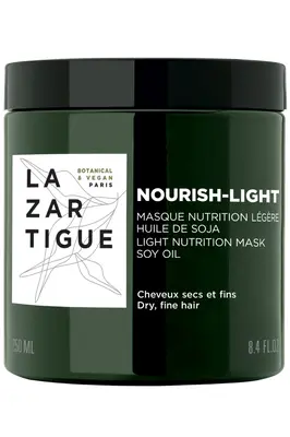 Lazartigue Nourish-Light Vegano Maschera in crema per il trattamento dei capelli Idratante Dopo Shampoo 250 ml