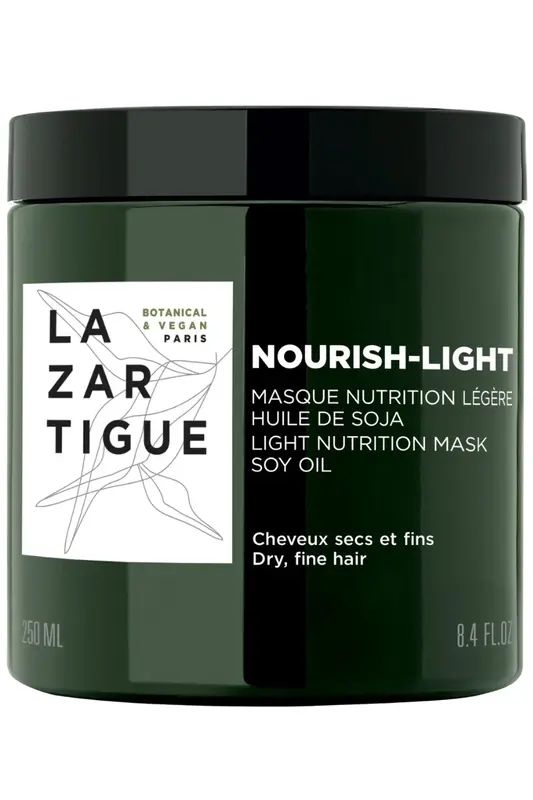 Lazartigue Nourish-Light Vegano Maschera in crema per il trattamento dei capelli Idratante Dopo Shampoo 250 ml