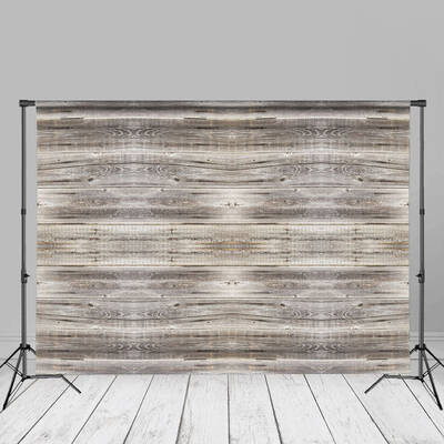 Fancy Light Grey Wood Portrait Photoshoot Backdrop - Aperturee