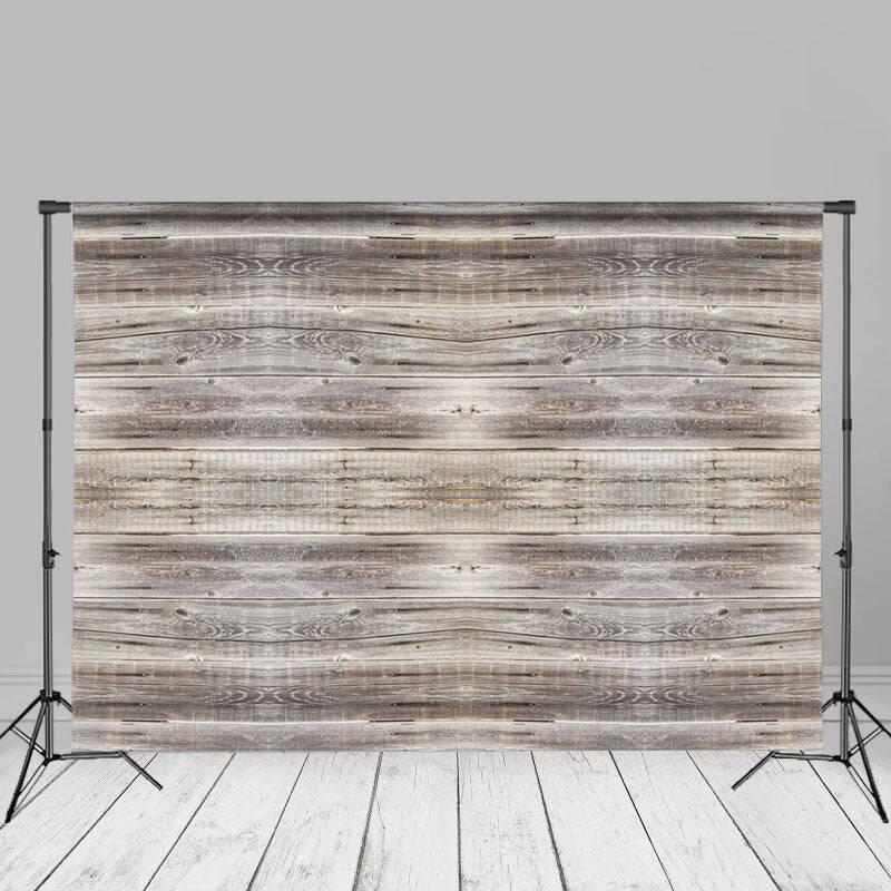 Fancy Light Grey Wood Portrait Photoshoot Backdrop - Aperturee