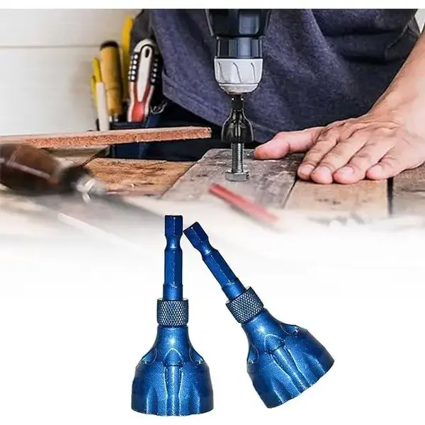 Thread Trimming and Angle Bolt Repair Tool,Deburring Exteral Chamfer for Screw, Angle DrillBit, Drill Bit for Angle Drill, Sc...