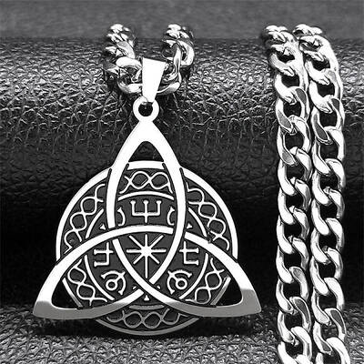 304 Stainless Steel Enamel Pendant Necklaces