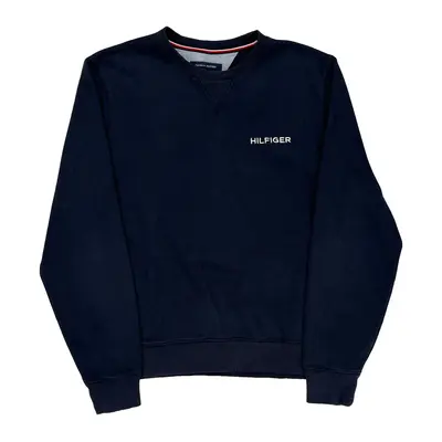 Tommy Hilfiger Sweatshirt - Medium Navy Cotton Blend