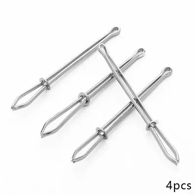4pcs Easy Pull Drawstring Threader For Elastics Sewing Accessories, Elastic Cord Threader Clip, Self-locking tweezer