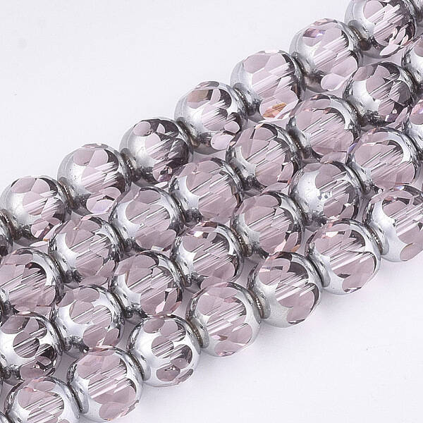 Electroplate Glass Beads Strands
